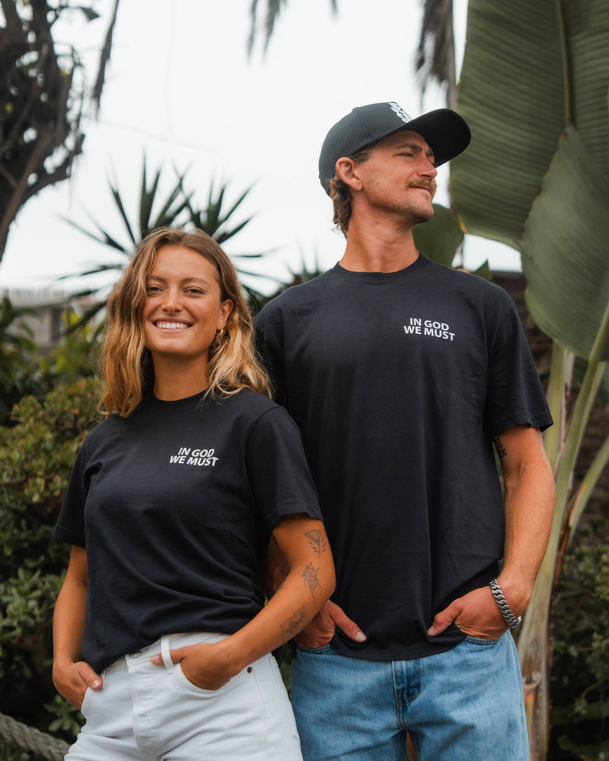 Jesus Saves Black Tee