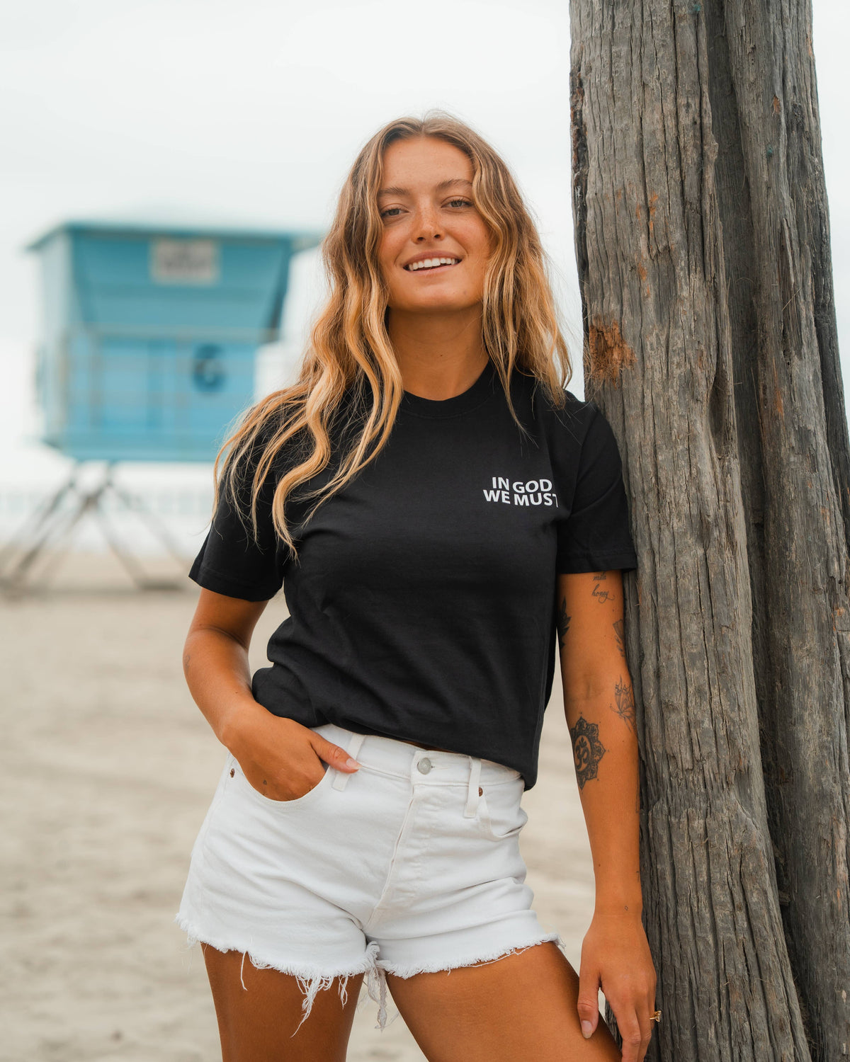 Jesus Saves Black Tee