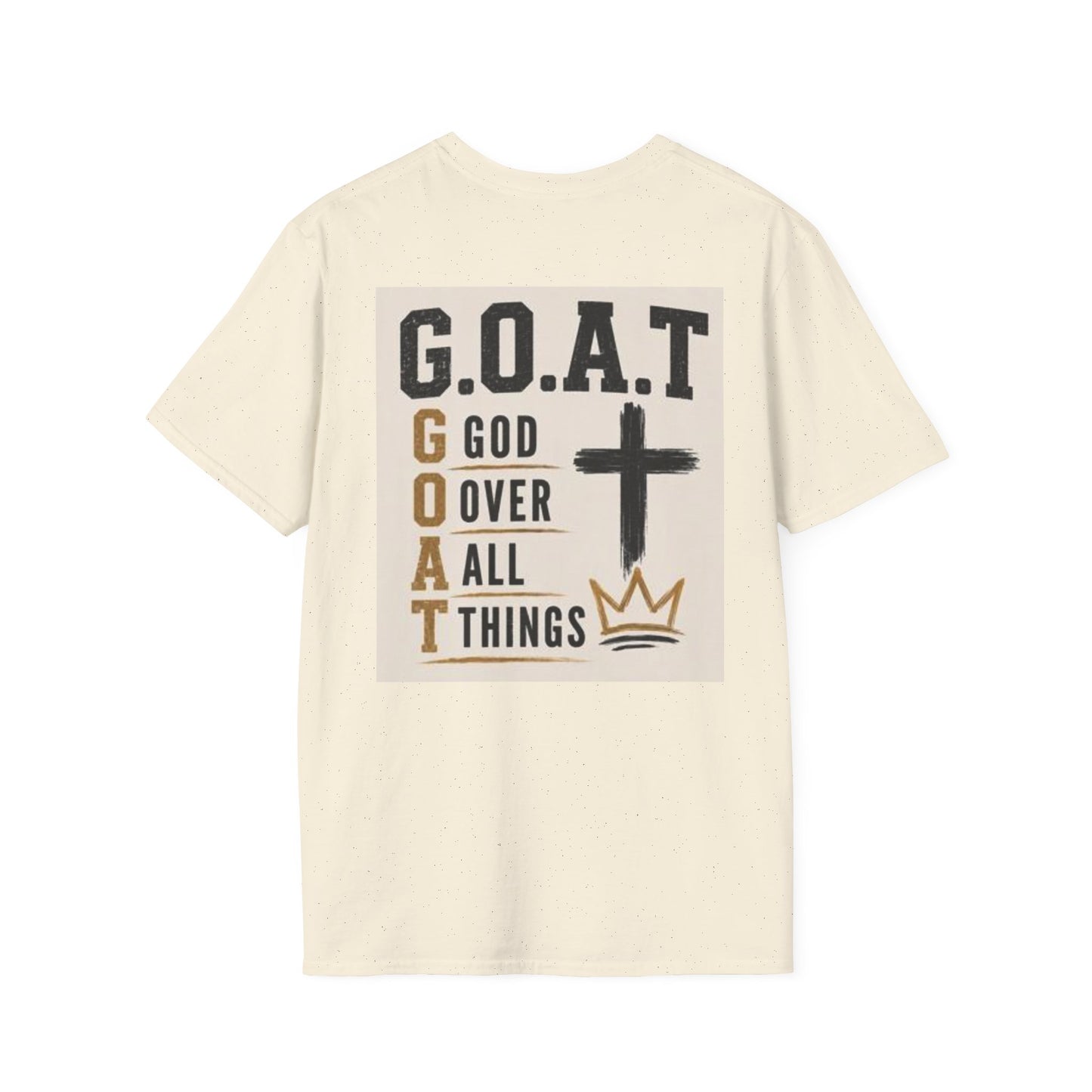 G.O.A.T. – God Over All Things Christian Graphic T-Shirt