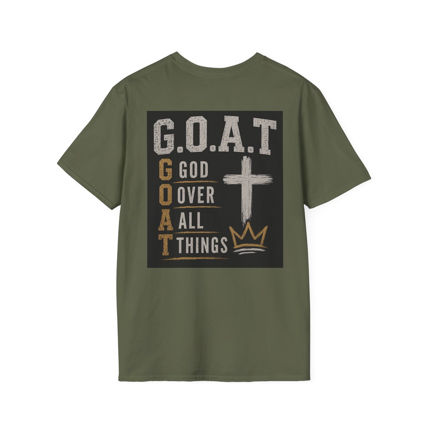 God Over All Things Christian Graphic T-Shirt
