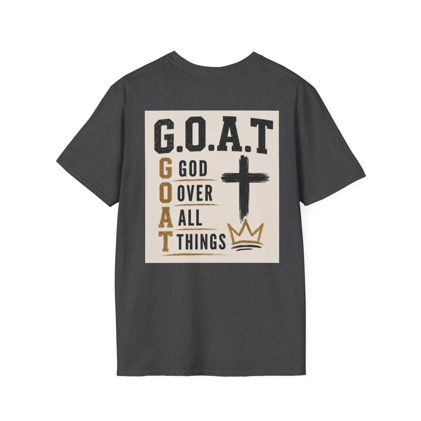 G.O.A.T. – God Over All Things Christian Graphic T-Shirt