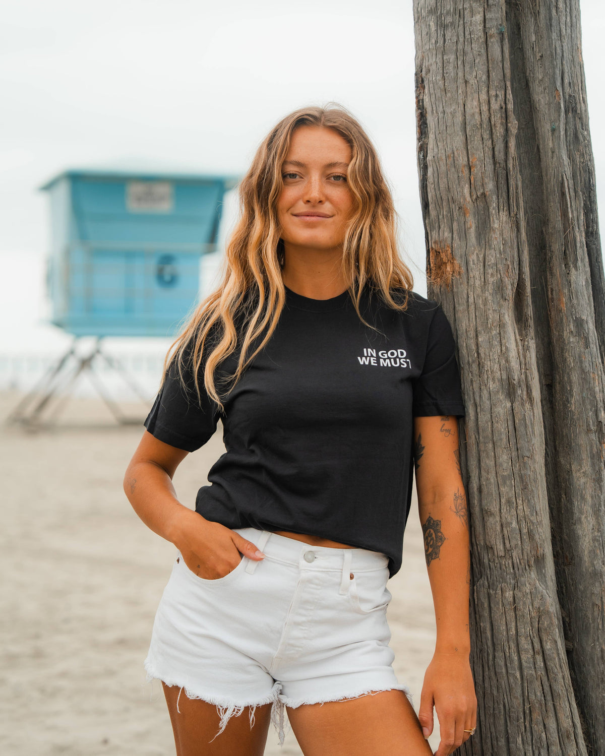 Jesus Saves Black Tee