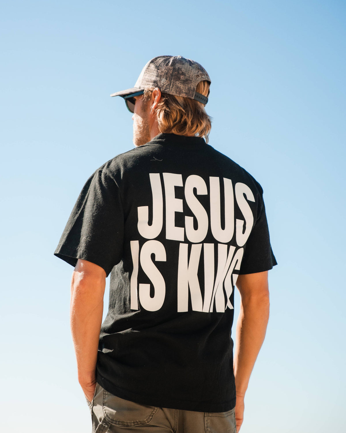 'Jesus is King' Black Tee