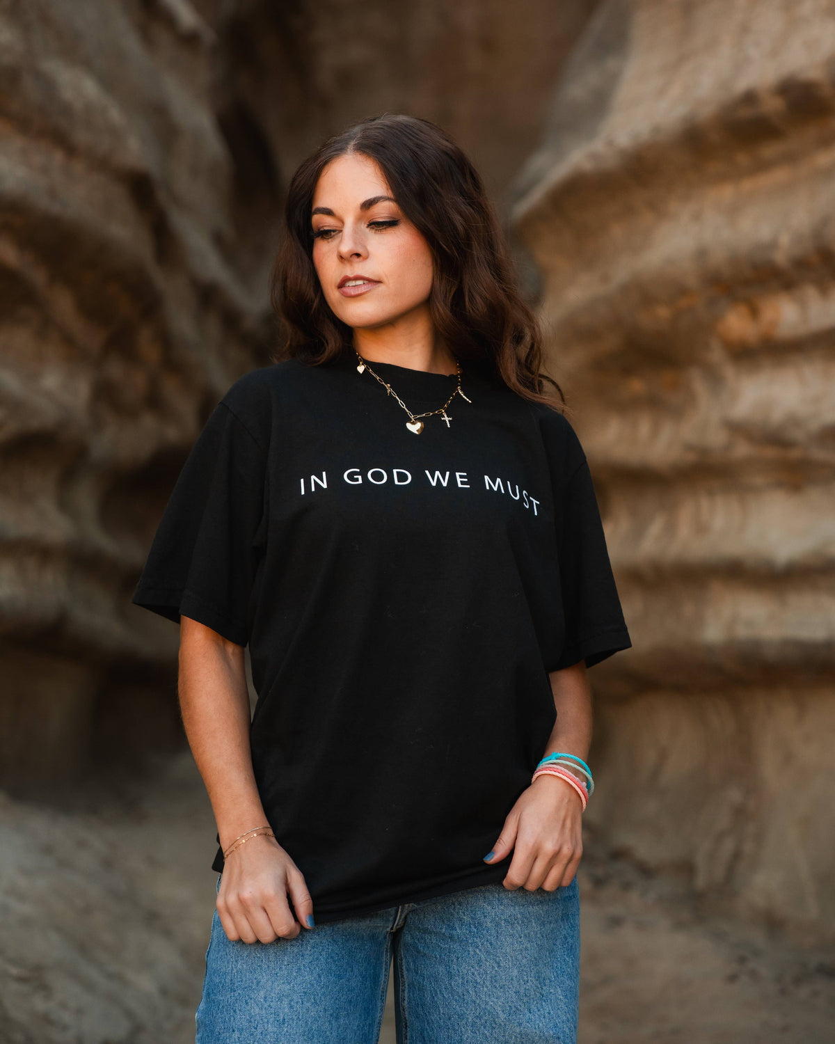 'Jesus is King' Black Tee