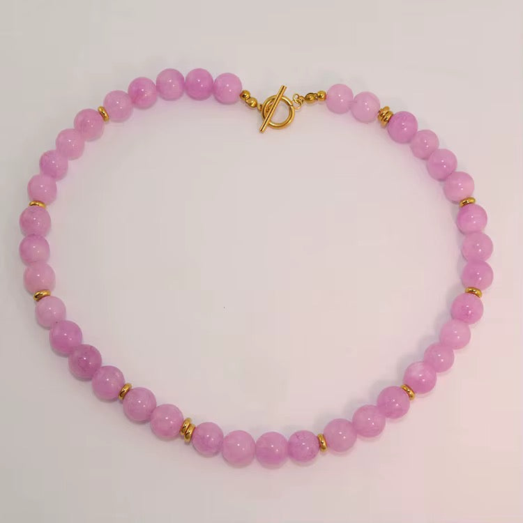 Color Pop Jade Choker Necklace RTS