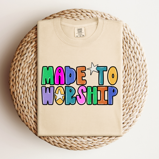 MADE TO WORSHIP TEE ✝️🙌