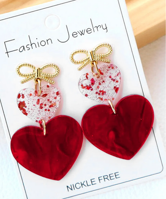 HEART EARRINGS ❤️✨