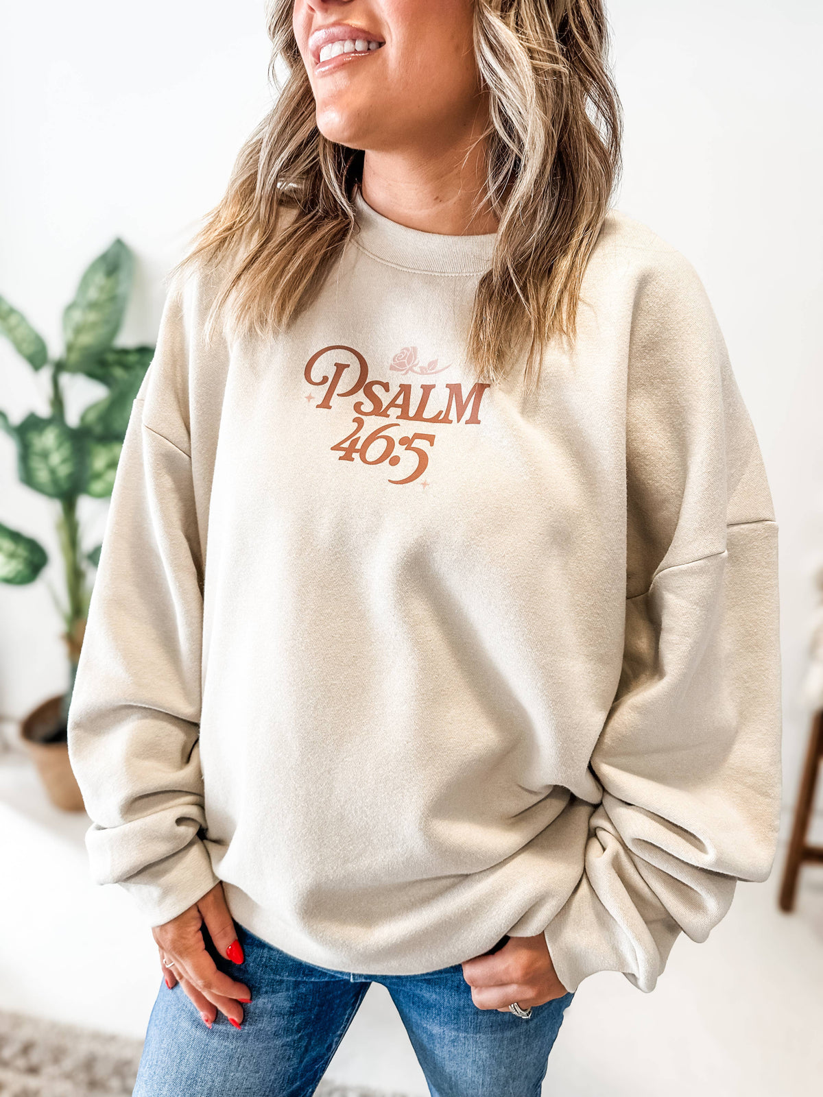 God is Within Her, She will Not Fail Sweatshirt